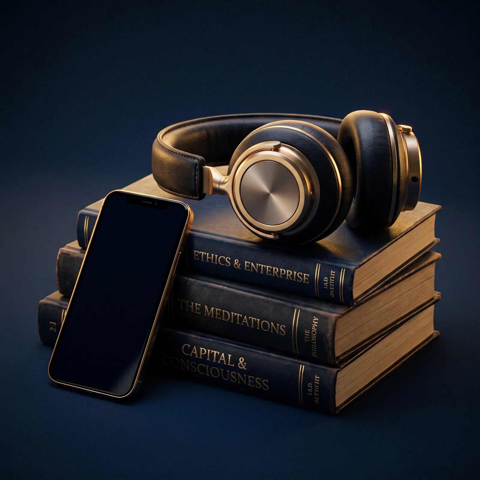 Audiolivros de desenvolvimento, negócios e estoicismo